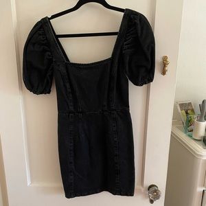 ASOS Black Denim Dress